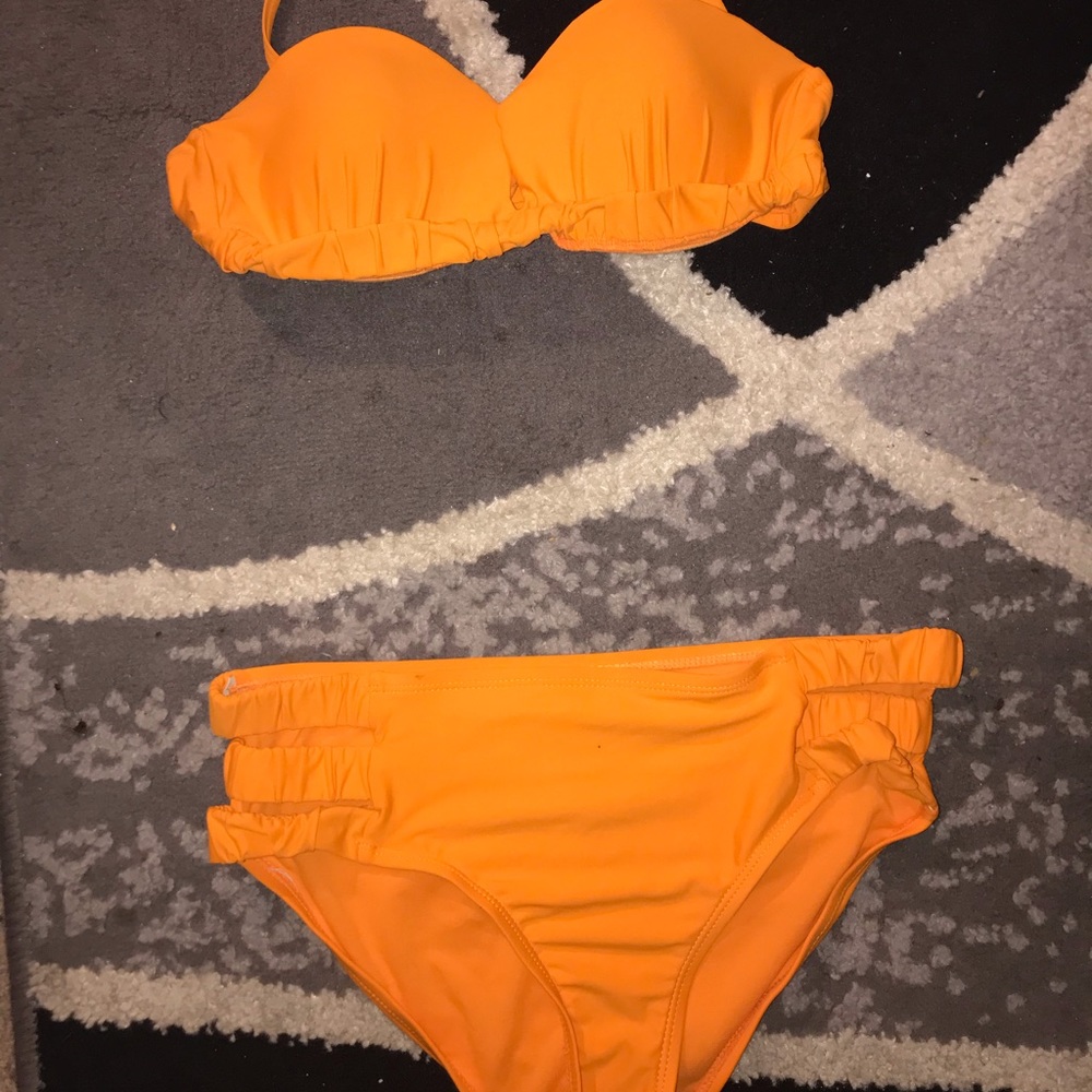 Orange swimsuit